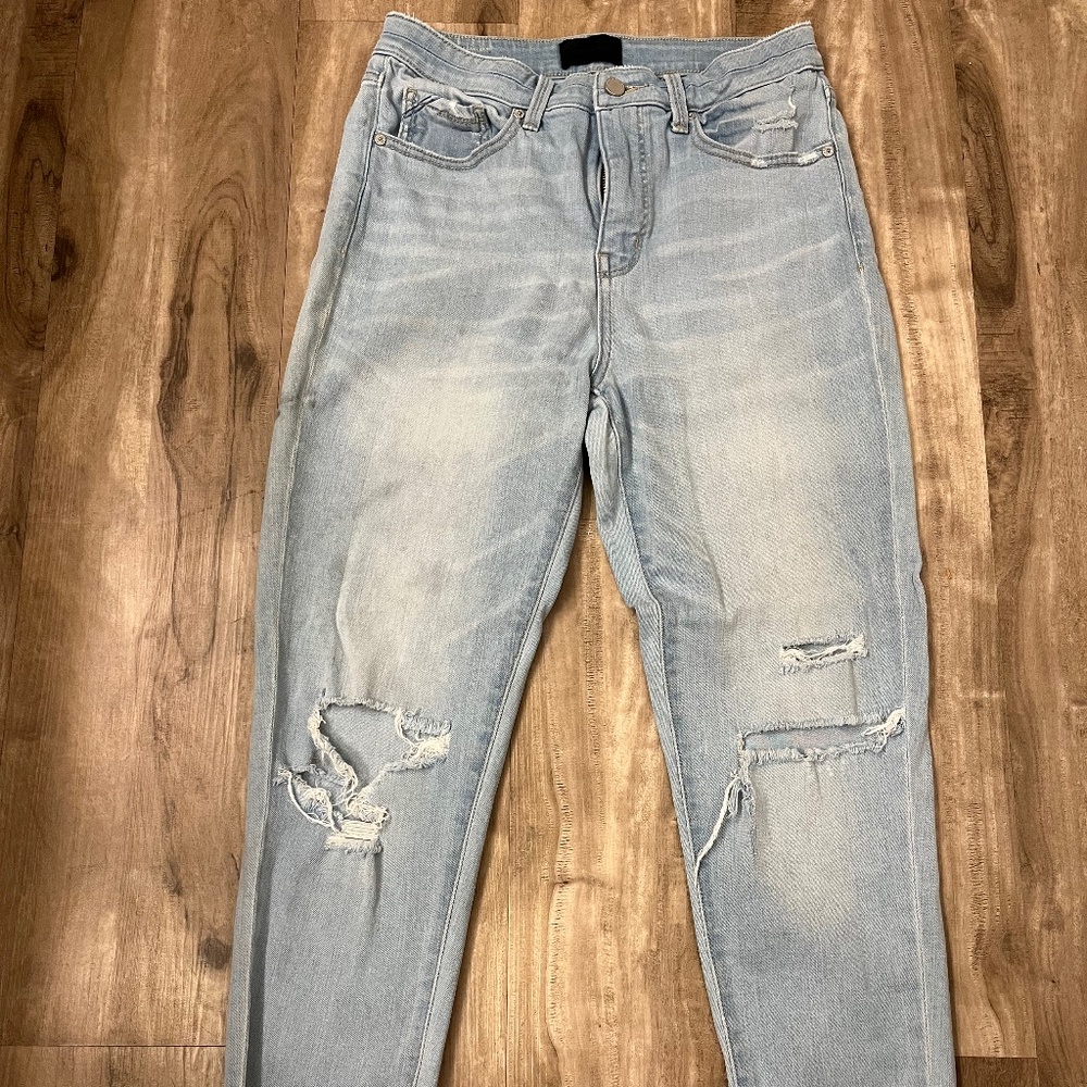 Buckle Black Ripped Jeans